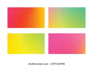 Set of Festive abstract background. Modern colorful flow poster.