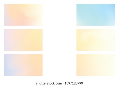 Set of Festive abstract background. Modern colorful flow poster.