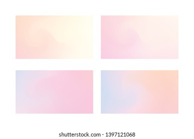 Set of Festive abstract background. Modern colorful flow poster.