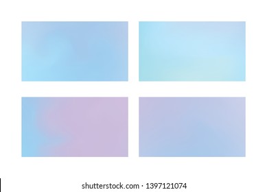 Set of Festive abstract background. Modern colorful flow poster.