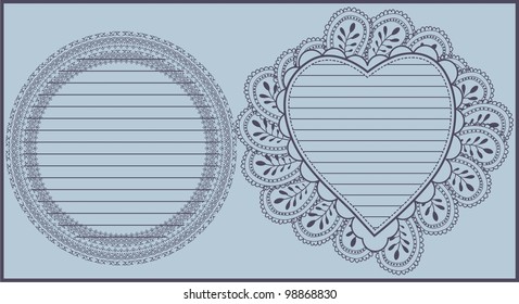 Set of festive banner