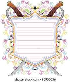 Set of festive banner