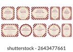 Set of festive Holiday Labels