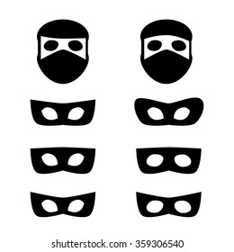 Bandit Mask Vector Art & Graphics