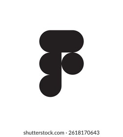 Set of Figma logos in black color.
