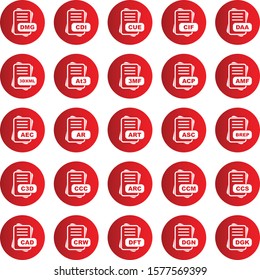 Set Of File Format 25 Icons
