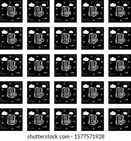 Set Of File Format 25 Icons
