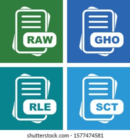 Set Of File Format Icons
