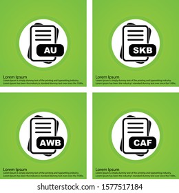 Set Of File Format Icons
