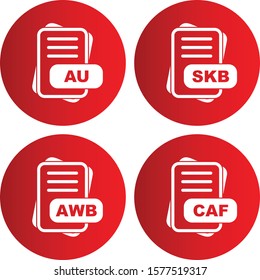 Set Of File Format Icons
