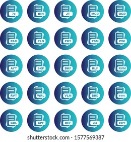 Set Of File Format Icons
