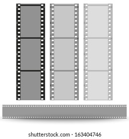  set of films pattern vector background