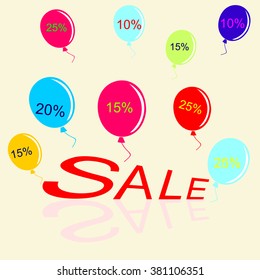 set the final sale,vector illustration