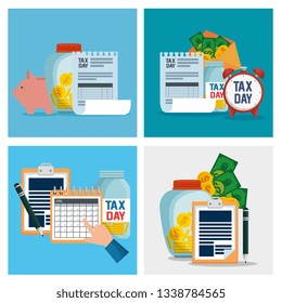 set finance document and service report