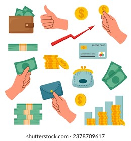 Conjunto de objetos financieros. Concepto de dinero.	