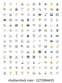 Set of Finance Related Vector Icons