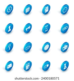Set Financial calendar, File document, Time is money, Stamp, Magnifying glass and dollar symbol, Megaphone, Stacks paper cash and Smartphone with icon. Vector