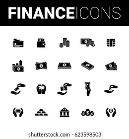 Set of financial icons