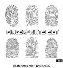 set of fingerprints