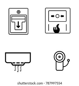 Set fire alarm set
