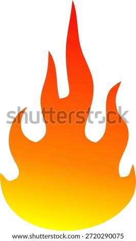 Set of fire flame vector icons. Collection of fire and flame icons. Bonfire icons, flaming elements