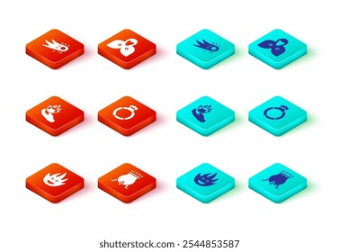 Set Fire flame, Witch cauldron, Hand holding fire, Magic stone ring with gem, Mantle, cloak, cape and Fireball icon. Vector