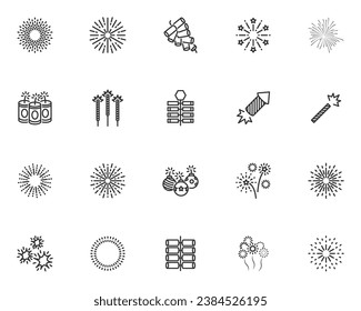 ícono de fuegos artificiales, sparkle, año nuevo, año nuevo chino
