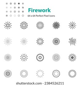 ícono de fuegos artificiales, sparkle, año nuevo, año nuevo chino