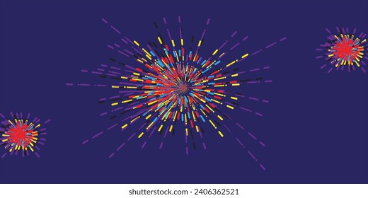 Set of firework icons.Fireworks with stars and sparks isolated on white background.Firework simple black line icons isolated on transparent background