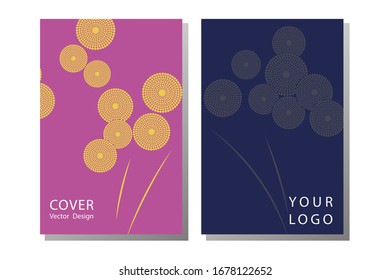 Set of fireworks, festive banner, invitation to a holiday.  Modern vector design.  Advertisement of event at night.