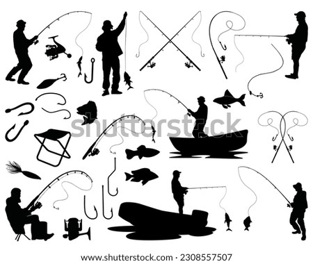 Fisherman Silhouette - Free Stock Photo by mohamed hassan on