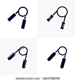 Set of Fitness equipment icon concept, Creative Gym Symbol, Illustration