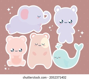 set of five good night items
