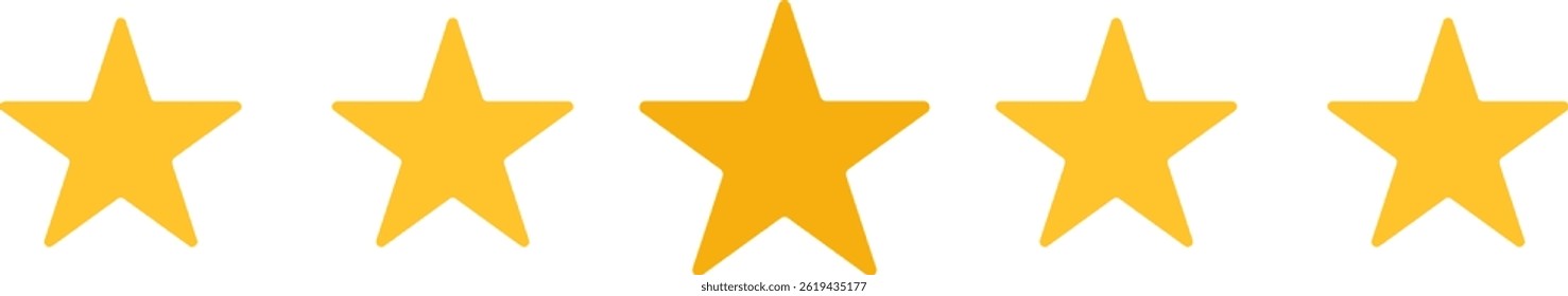 Set of five star customer review icon. product feedback. Premium quality customers service. customer product reviews icons. rating stars badges
