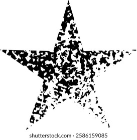 a set of five-pointed stars in red and yellow in gradient fill on a white background