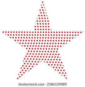a set of five-pointed stars in red and yellow in gradient fill on a white background