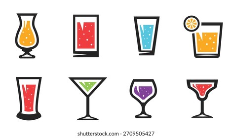 conjunto de Ilustración vectorial Fizz