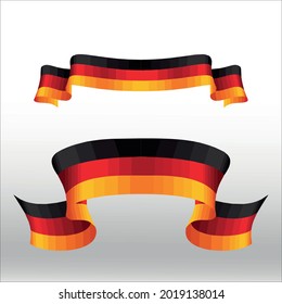 set of flag Germany icon line isolated or logo isolated sign symbol vector, outline and stroke style Collection of high-quality color style vector illustration,