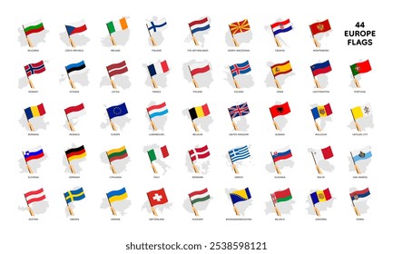 Flaggenkatalog der europäischen Länder