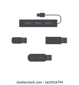 
a set of flash cards in gray with an adapter