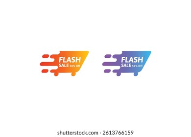 set of flash sale templates, references for your discount products and your quick sale promo