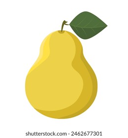 Satz flacher Farbsymbole. Kollektion von Obst und Beeren.