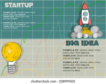 Set of flat design illustration concepts for big idea, business, finance, consulting, management, team work, analysis, strategy and planning, startup. Concepts for web banner and printed materials.