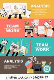 Set of flat design illustration concepts for business, finance, team work, consulting, management, anaysis, career, employment agency, staff training,money, technology,startup,creative.