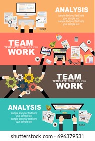 Set of flat design illustration concepts for business, finance, team work, consulting, management, anaysis, career, employment agency, staff training,money, technology,startup,creative.