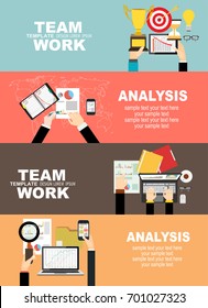 Set of flat design illustration concepts for business, finance, team work, consulting, management, anaysis, career, employment agency, staff training,money, technology,startup,creative.