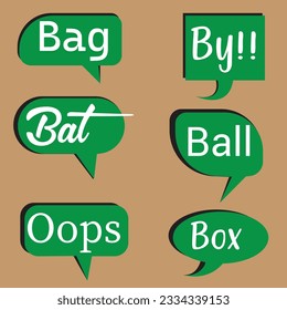 Set of flat design social network stickers. Isolated vector illustrations for online communication, networking, social media, web design, mobile message, chat, marketing material.