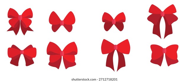 Set of Flat Hair Ribbons