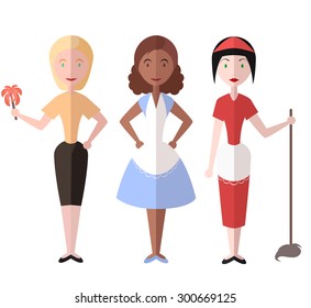 Set flat housewives for your creativity