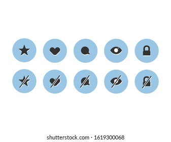Set flat icon business app collection vector